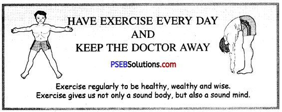 PSEB 10th Class English Reading Comprehension Unseen Picture Poster Based 1