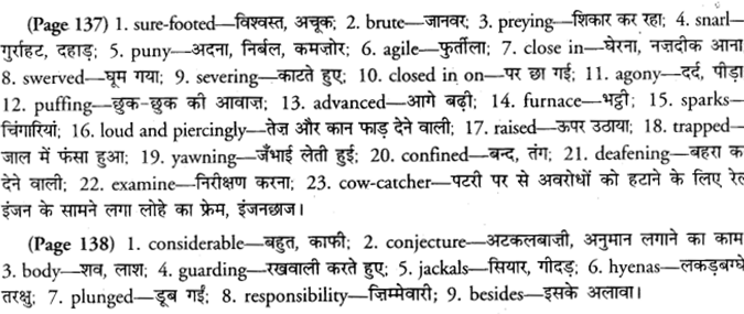 PSEB 11th Class English Solutions Supplementary Chapter 2 The Tiger in the Tunnel 2