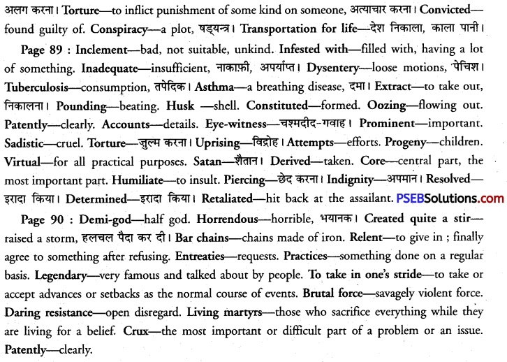 PSEB 12th Class English Solutions Chapter 10 Ghadari Babas in Kalapani Jail 2