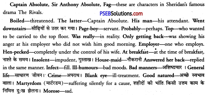 PSEB 12th Class English Solutions Chapter 6 On Saying Please 9