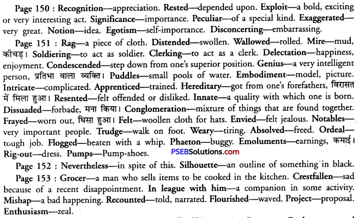 PSEB 12th Class English Solutions Supplementary Chapter 5 The Barber's Trade Union 1
