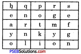 PSEB 5th Class English Grammar Important Questions 8