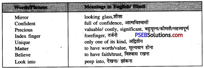 PSEB 6th Class English Solutions Poem 4 I am Happy with Who I am 5