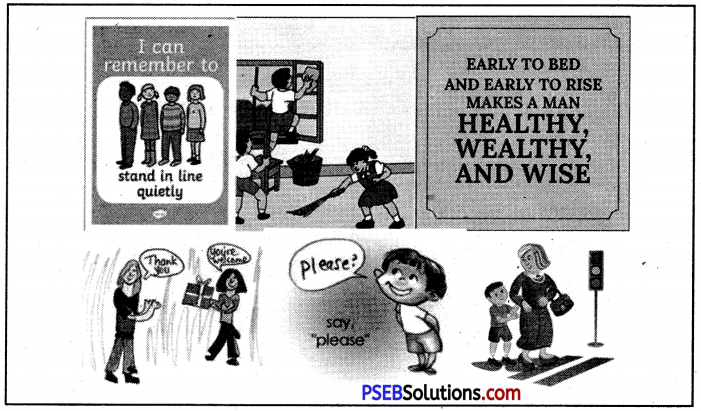 PSEB 8th Class English Reading Comprehension Picture Poster Based 3