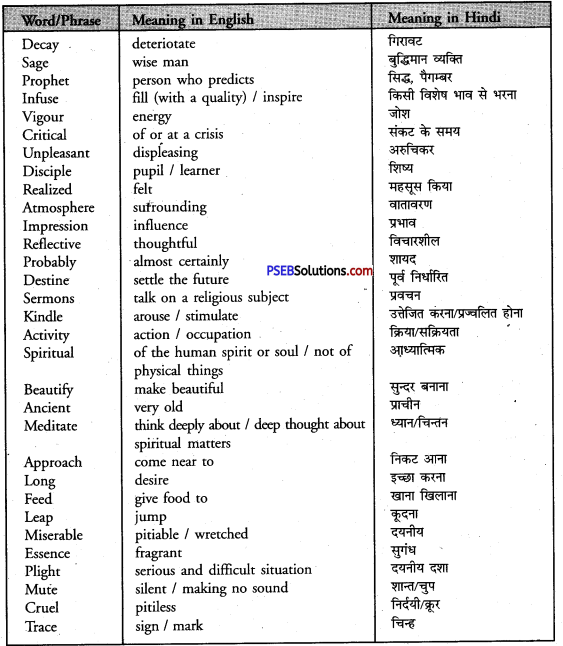 PSEB 8th Class English Solutions Chapter 3 Saint Ravidas Ji 1